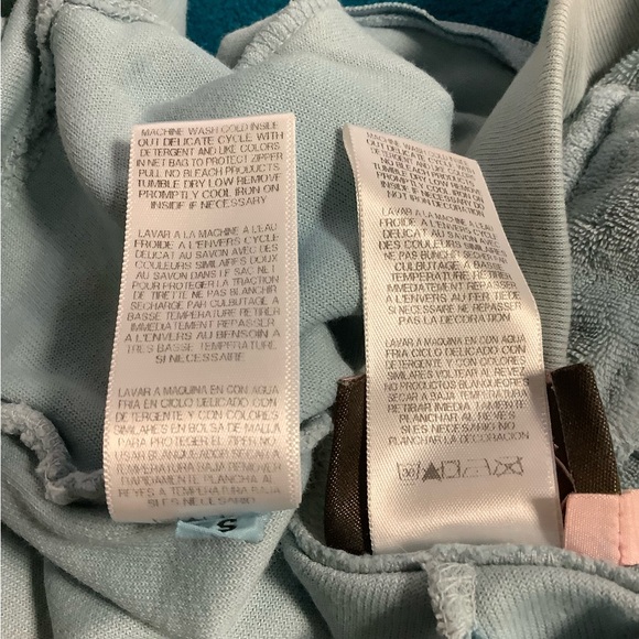 Juicy Couture Y2K Terry Shorts 32 x 18 Zip Up Hoodie Set - Picture 13 of 13